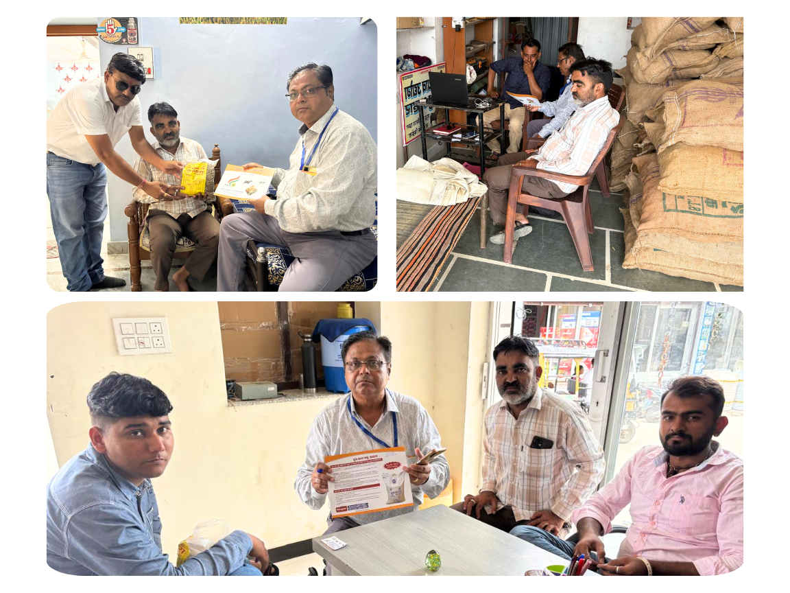03 जुलाई, 2025- मेड़ता सिटी पशु सेवा केंद्र पर निगम के उत्कृष्ट उत्पादों का प्रचार किया गया।